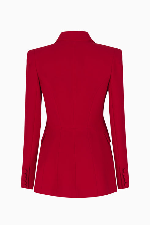 Double Breasted Jacket Red